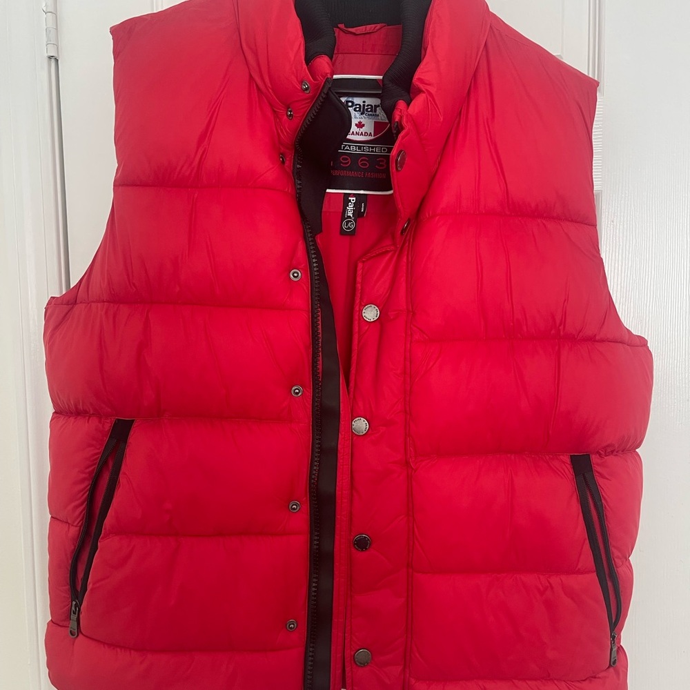 Pajar Red puffer vest